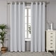 preview thumbnail 13 of 99, Deconovo Wave Line with Dots 52 Width Curtains Pair(2 Panel) 52x45 Inch - Greyish White