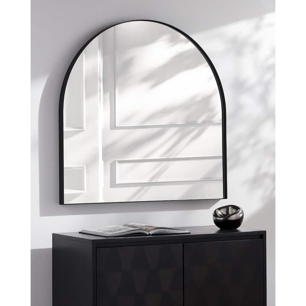 Livabliss Carbondale Modern Accent Mirror - 35"H x 36"W x 2"D
