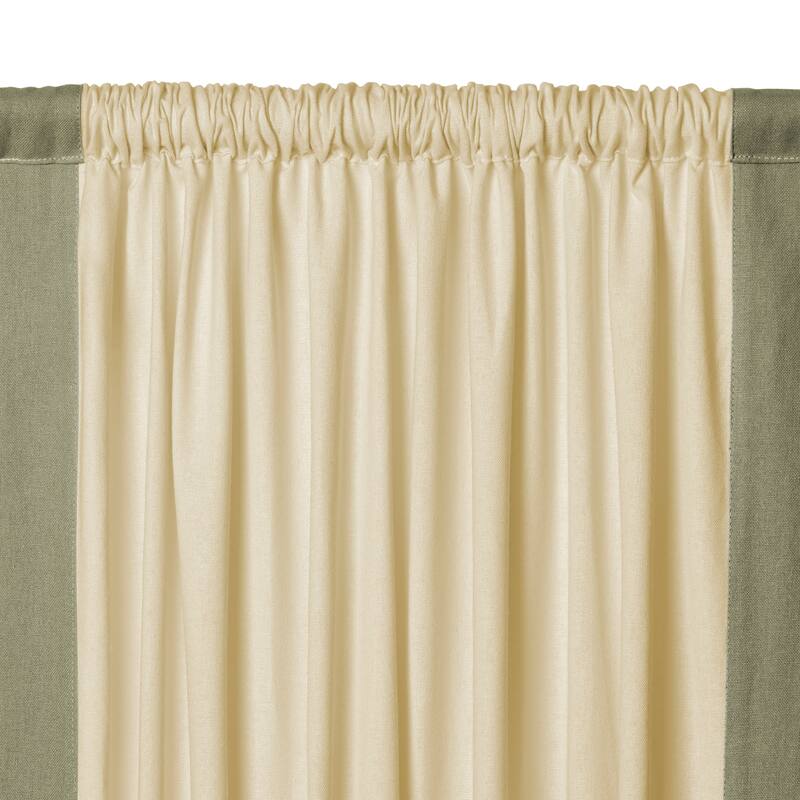 Wilton Colorblock Kitchen Window Tiers, Set of 2