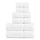 preview thumbnail 4 of 6, Vera Wang Modern Lux Cotton 6 Piece Towel Set - 6 Piece White