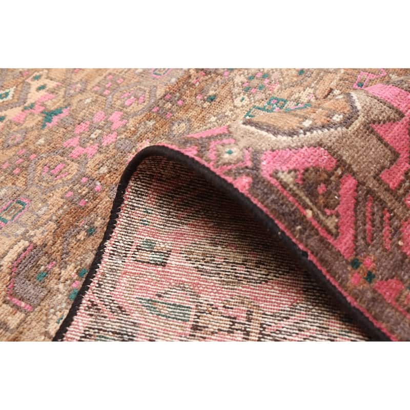 ECARPETGALLERY Hand-knotted Antalya Vintage Light Brown Wool Rug - 3'5 x 10'0