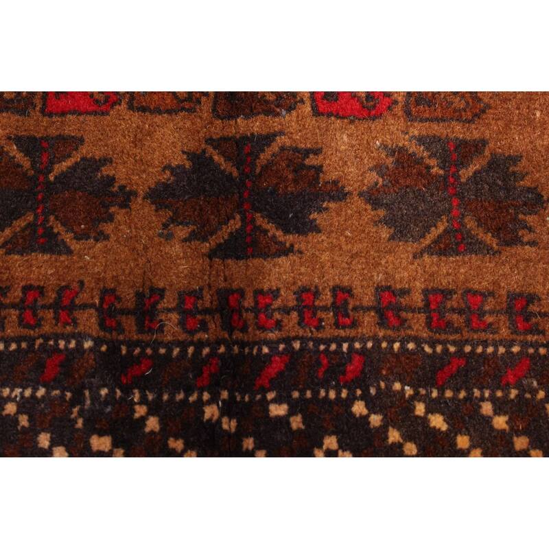 ECARPETGALLERY Hand-knotted Teimani Brown Wool Rug - 2'8 x 4'6