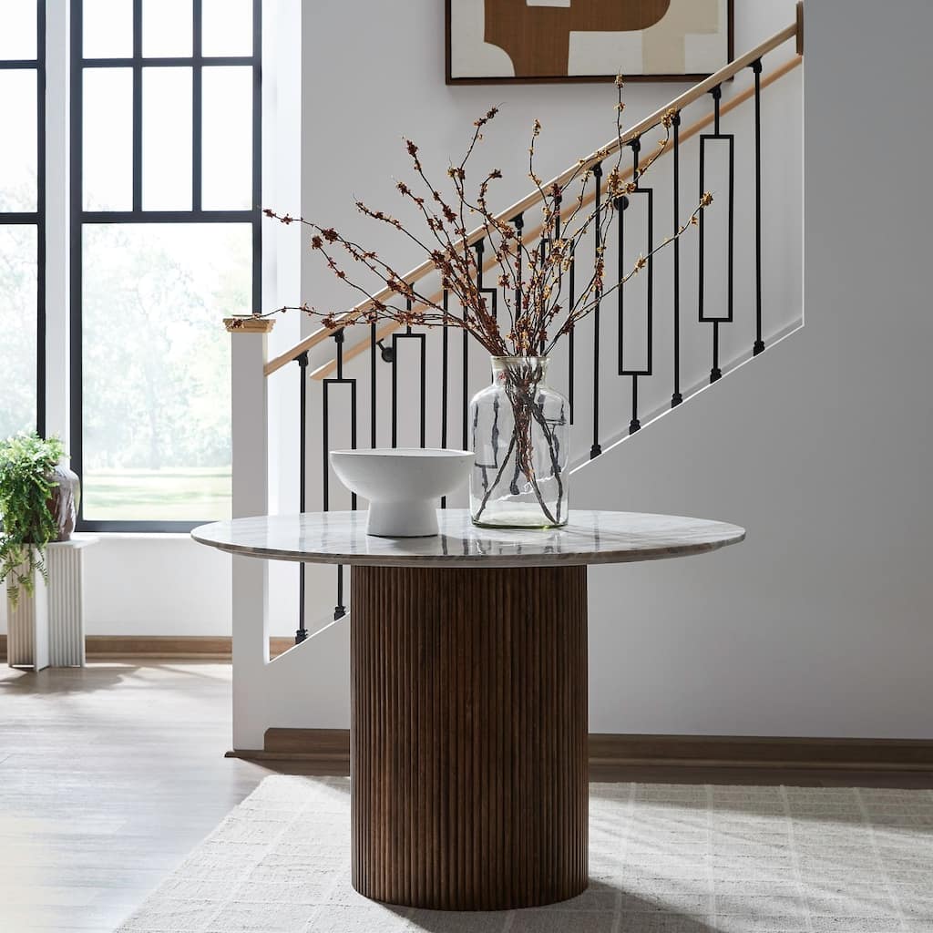 Liberty Furniture Kaleidoscope Pedestal Table for Dining Room - Width 47" x Depth 47" x Height 30"