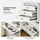 preview thumbnail 40 of 49, Muriel Farmhouse 3 Drawers End Table with Built-In Outlets nad Pull-out Shelf Set of 2 by HULALA HOME