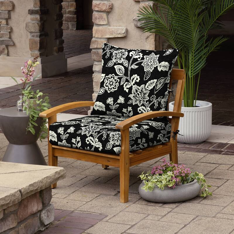 ARDEN Foam Outdoor Deep Seat Cushion Set, 24 x 24