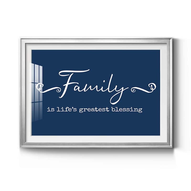 Family Greatest Blessing Premium Framed Print - Ready to Hang