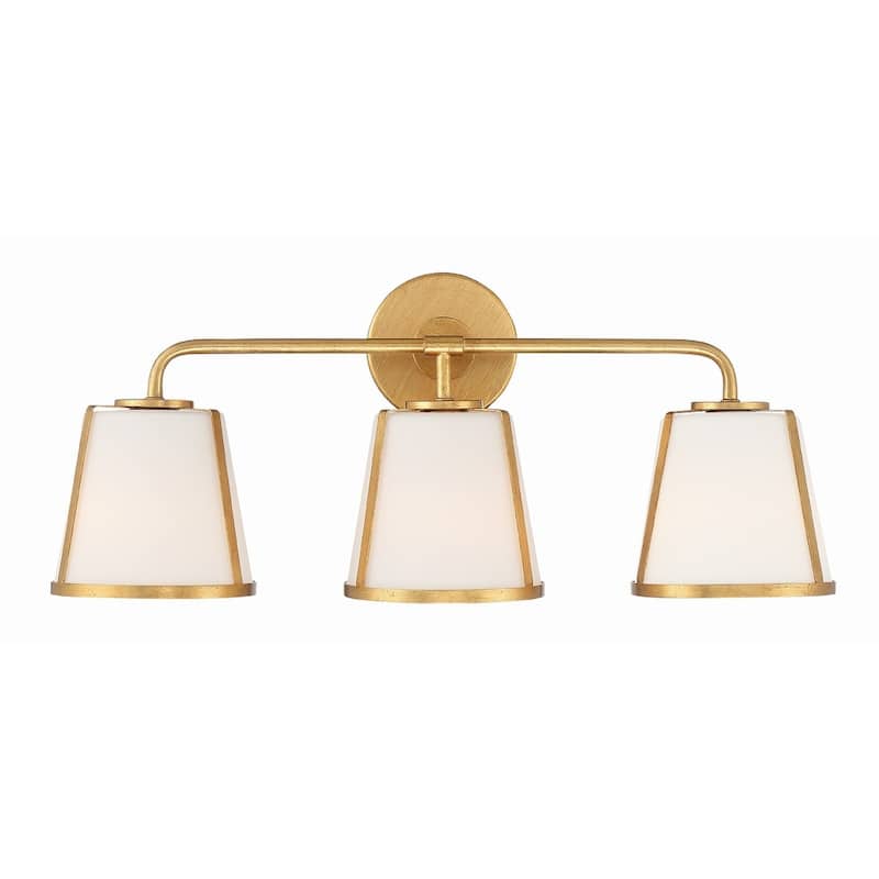 Crystorama Lighting Group FUL-913 Fulton 3 Light 23" Wide Vanity Light - Antique Gold