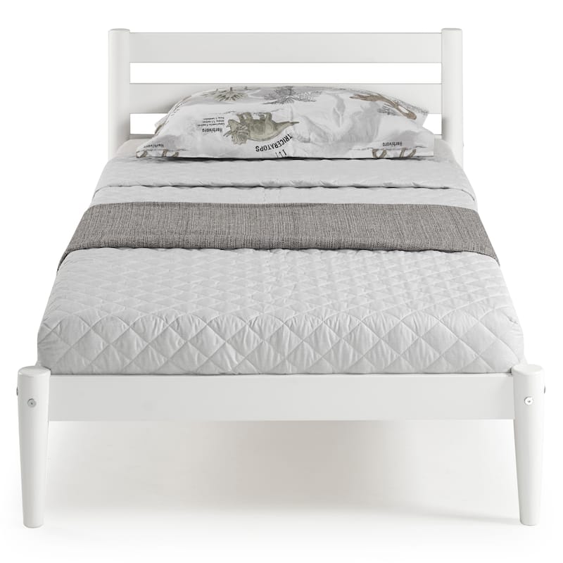 Mid-Century Twin Size Platform Bed