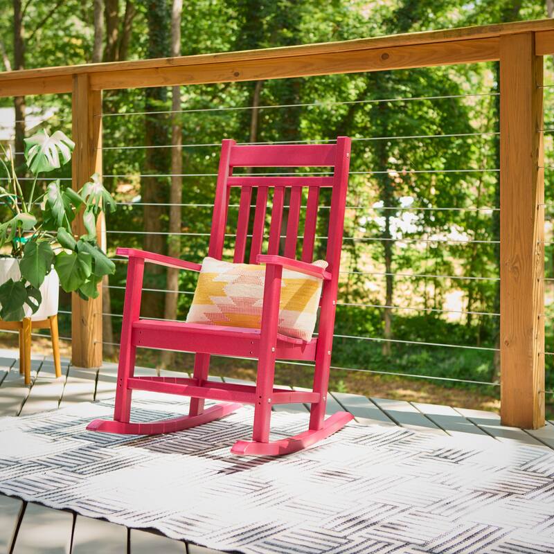 Laguna Classic Poly HDPE Eco-Friendly Weather Resistant Rocking Chair
