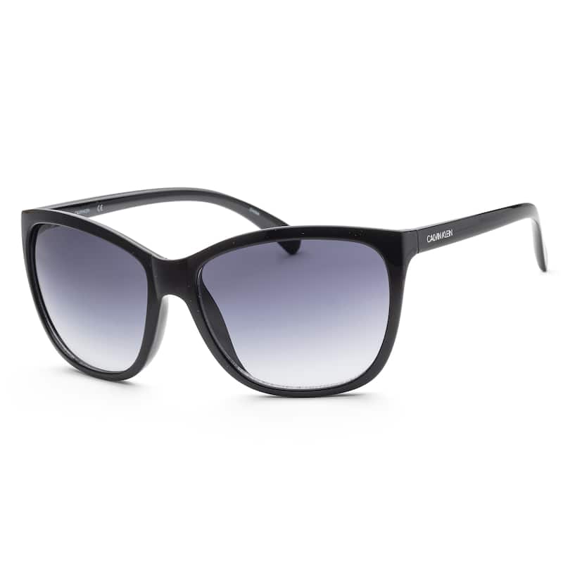 Calvin Klein Women's Fashion CK19565S-001 60mm Black Sunglasses
