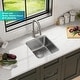 preview thumbnail 28 of 87, KRAUS Dex Stainless Steel Single Bowl Undermount Kitchen Bar Sink