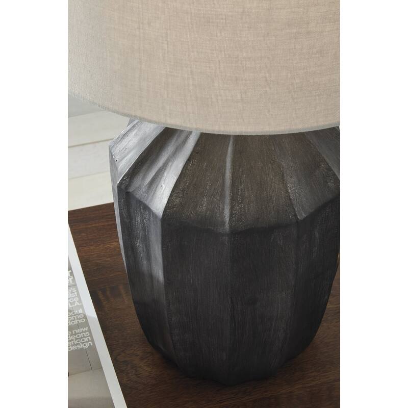 Signature Design by Ashley Jilton Black Table Lamp - 14" W x 14" D x 25" H