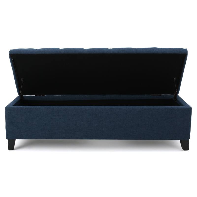 Ottilie Button-tufted Storage Ottoman Bench by Christopher Knight Home