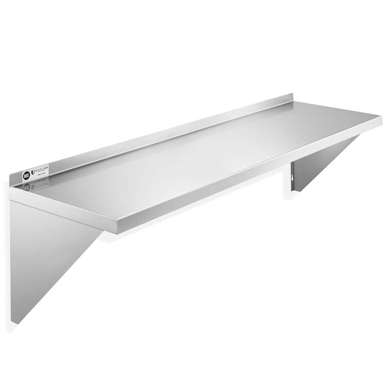 Stainless Steel Shelf NSF Commercial Kitchen Wall Shelving
