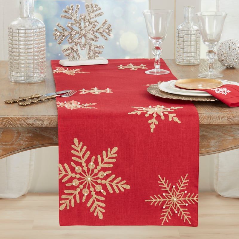 Snowflakes Table Runner - 16"x70"