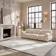 preview thumbnail 5 of 21, SAFAVIEH Florida Shag Sigtraud Abstract Waves 1.2-inch Thick Rug