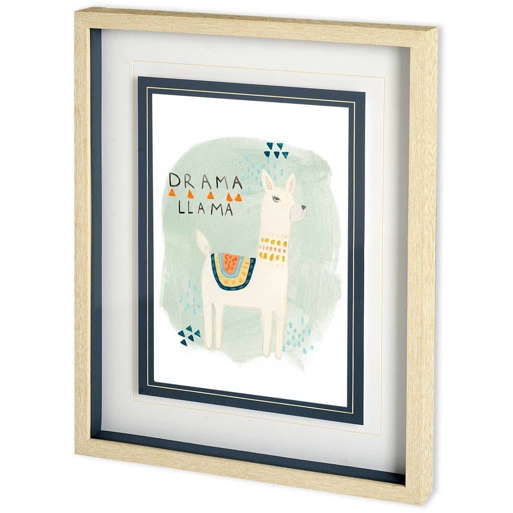 Llama Squad II Framed Art Print