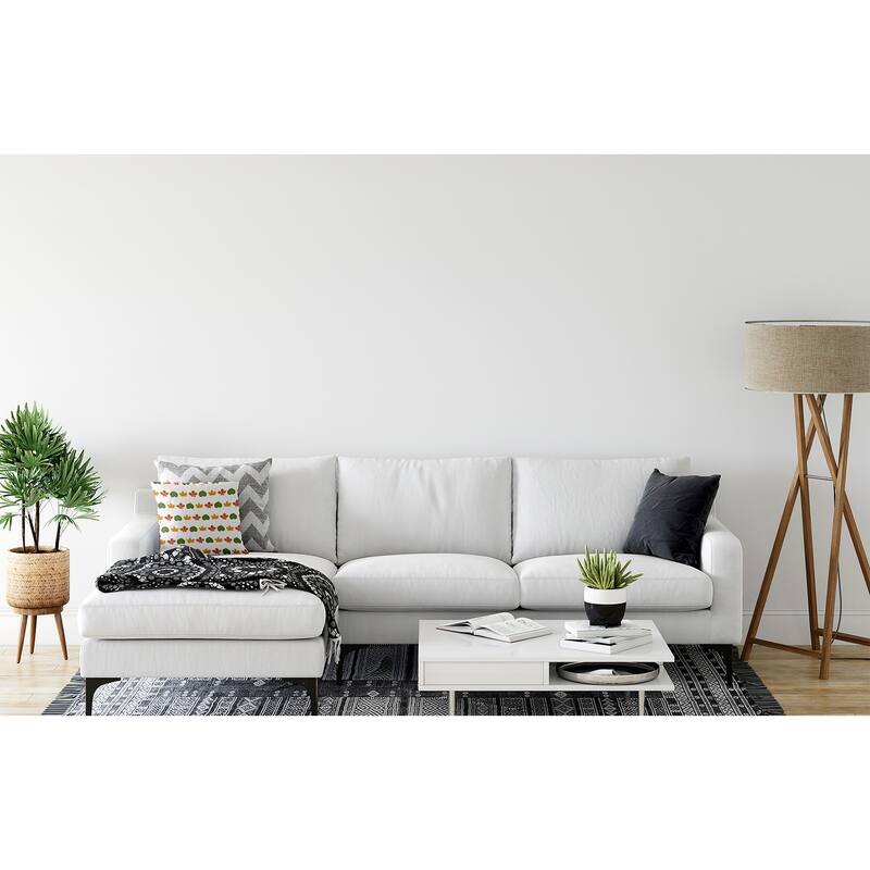 Leaf Stripe Accent Pillow