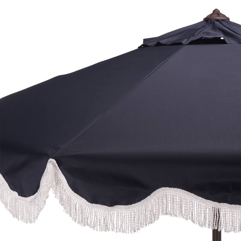 SAFAVIEH Outdoor Living Torsa 9ft Crank Umbrella