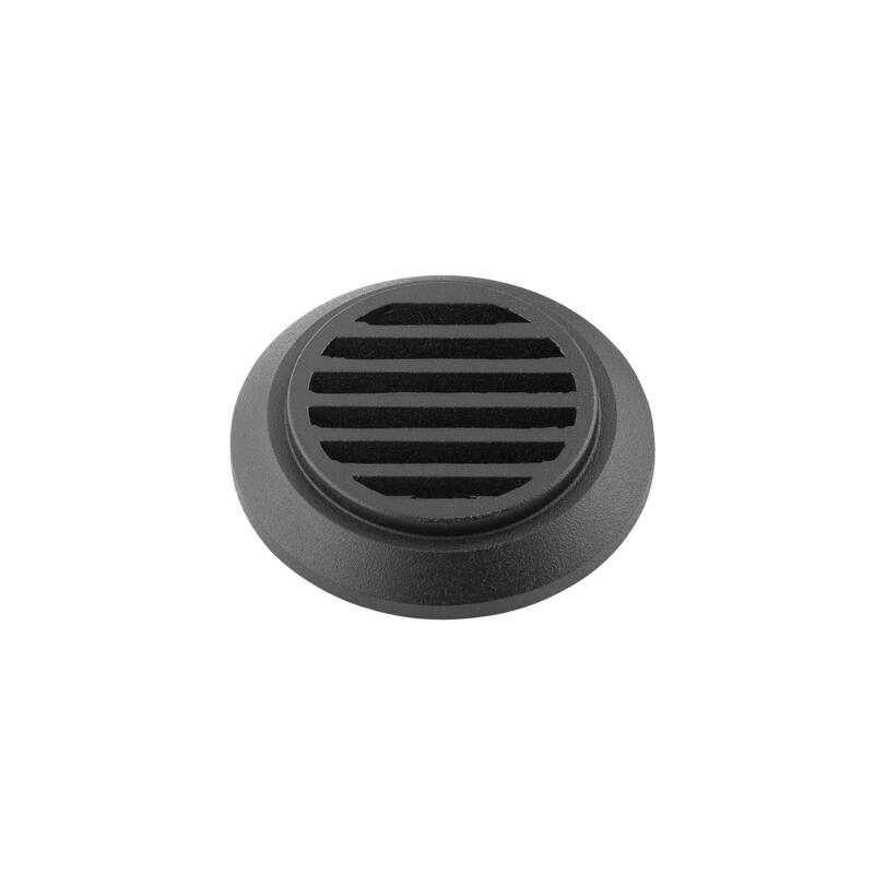 Kichler Lighting LED Mini All-Purpose Louver in Black Brass, Landscape Lighting, (2.25" x .5"), 16146BKB - 0.5