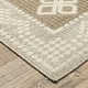 preview thumbnail 3 of 9, ROW Zarina Modern Geometric Medallion Beige / Tan Indoor/Outdoor Area Rug