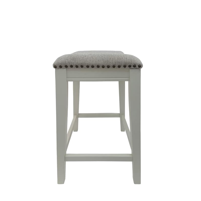 Carolina Living Sawyer 25" Saddle Counter Stool - Set of 2