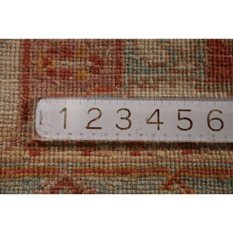 Vegetable Dye Heriz Serapi Oriental Accent Rug Handmade Wool Carpet - 3'1"x 4'1"