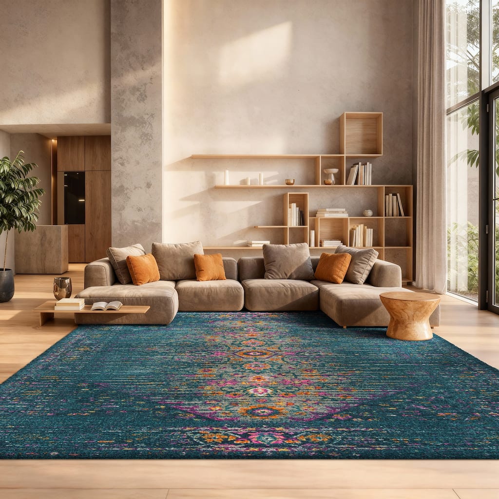 SAFAVIEH Madison Harda Vintage Boho Oriental Rug