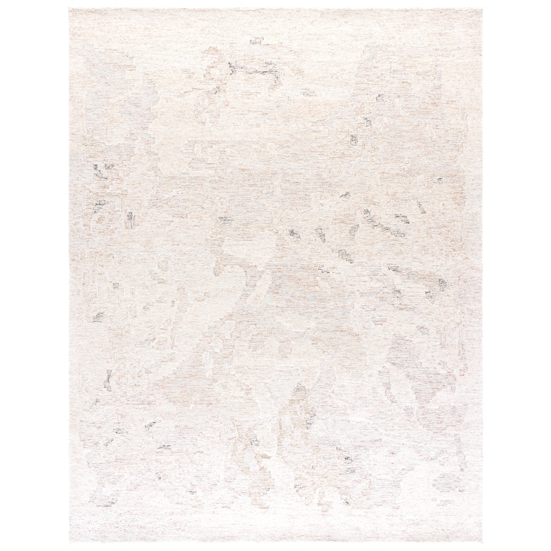 SAFAVIEH Handmade Ebony Amaranta Wool Rug - 8' x 10' - Beige/Rust
