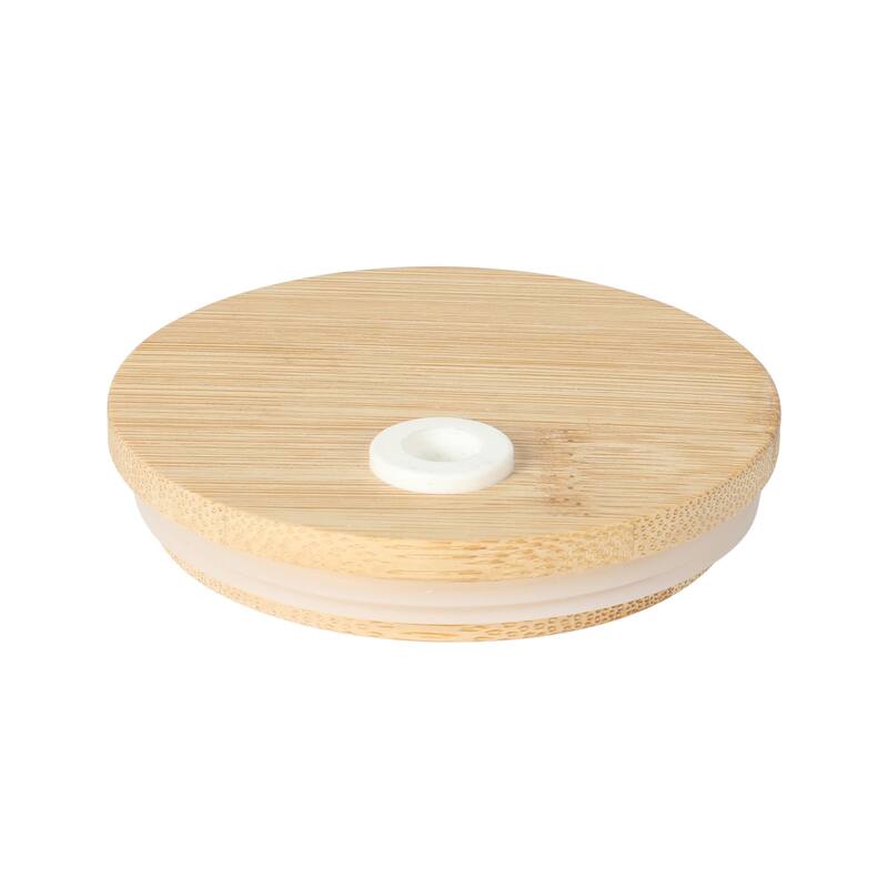 Peanuts Snoopy Happy Sips 4 Piece 23 OZ Tumbler Set with 4 Bamboo Lids and 4 Straws Set, Iced Coffe, Smoothie, Water Cup