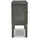 preview thumbnail 13 of 17, Hallanden Antique Gray Dining Room Server - 56"W x 18"D x 39"H