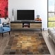 preview thumbnail 2 of 17, Handmade Couristan Chalet Tile Cowhide Leather Area Rug