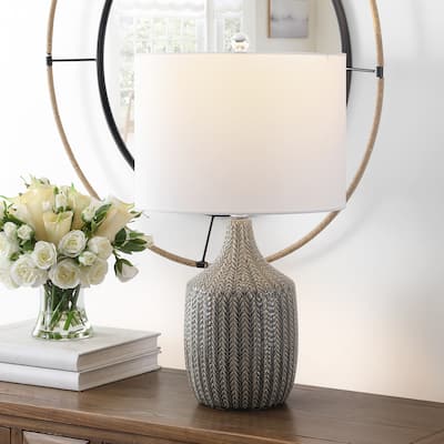 SAFAVIEH Lighting Secia 25-inch LED Table Lamp - 14" W x 14" L x 25" H