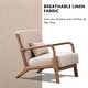 preview thumbnail 115 of 142, Aston Modern Solid wood Accent Chair for Living Room