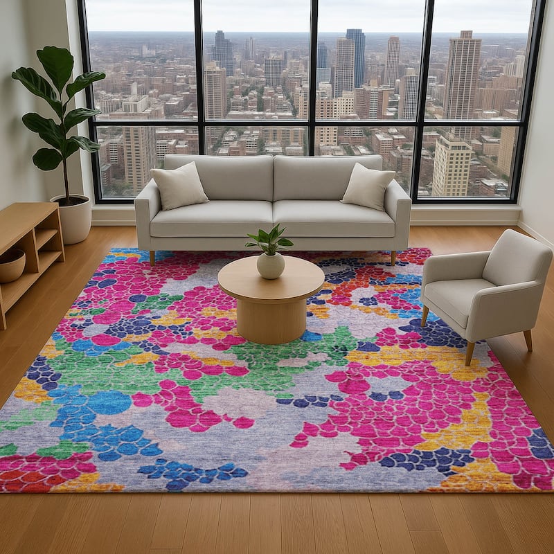 Premium Washable Super Soft Mayfield Rug - Blush - 8' x 10'