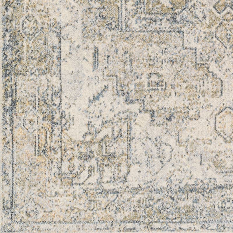 Livabliss Lillian Machine Washable Faded Classic Area Rug