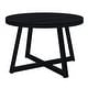 preview thumbnail 25 of 36, Plank and Beam Classic Solid Wood Round Dining Table - 47"