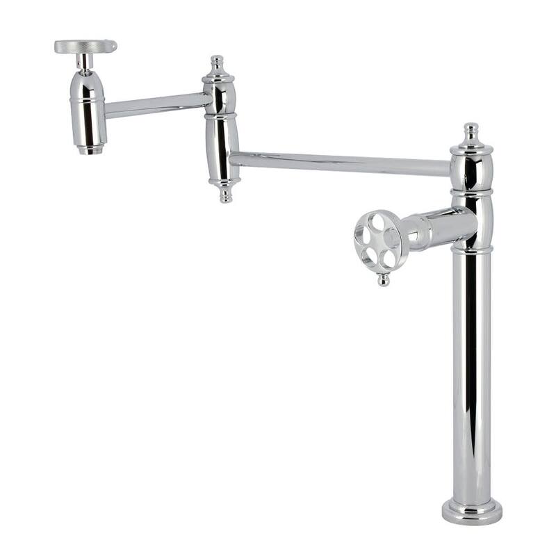 Kingston Brass KS370.RKZ Wendell 3 GPM Single Hole Pot Filler - Polished Chrome