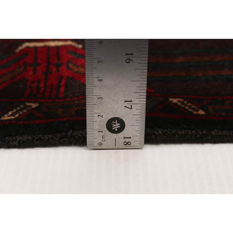 Teimani Black Rug 3'11" x 6'7" - 3'11 x 6'7