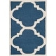preview thumbnail 63 of 86, SAFAVIEH Handmade Cambridge Rosy Modern Moroccan Wool Rug 2' x 3' - Navy/Ivory