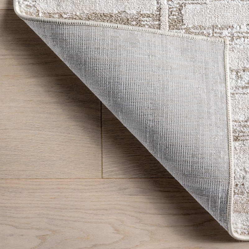 Nuloom Cambria Geometric Machine Washable Area Rug