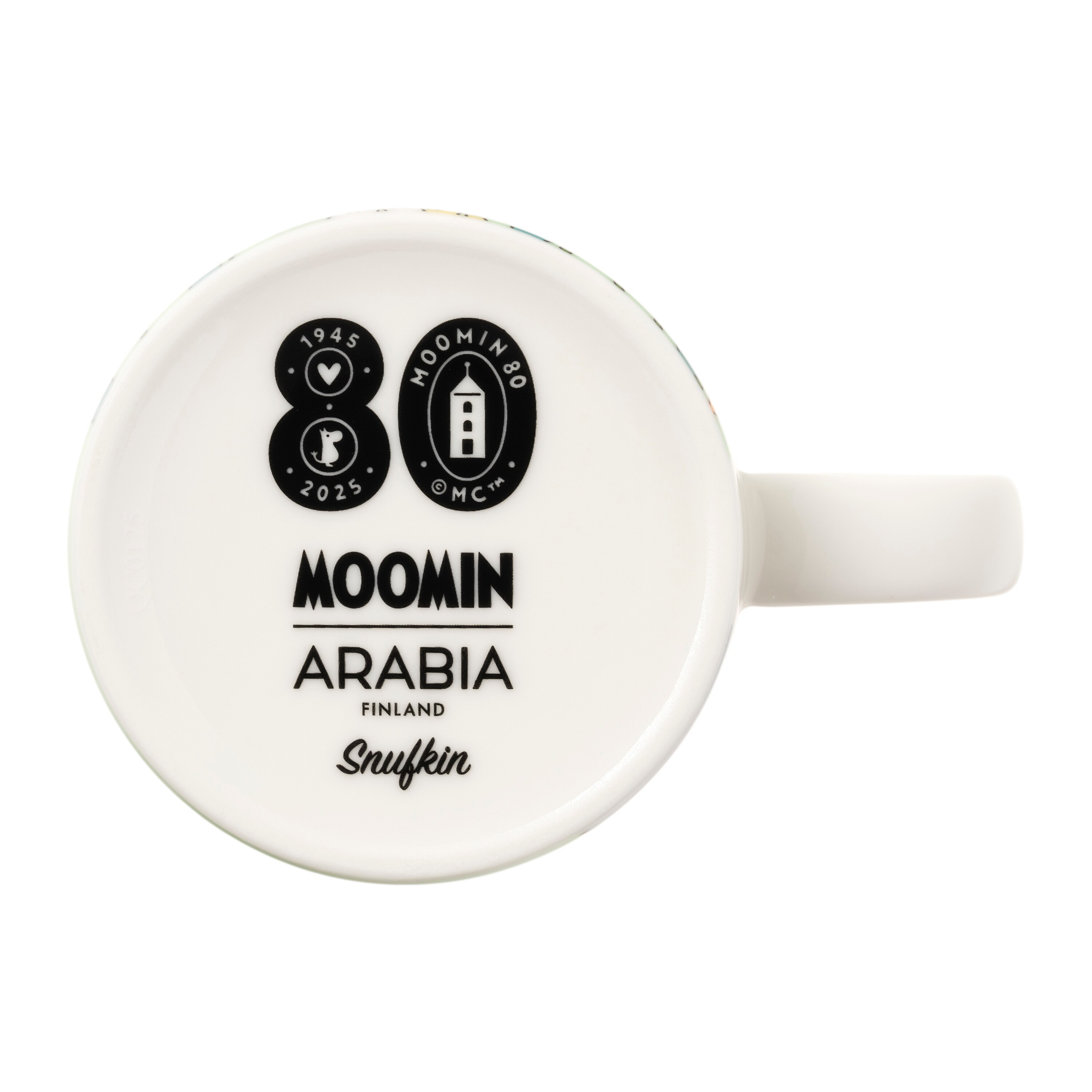 Moomin Arabia Mug 10oz Little My & Snufkin, 2-Piece - Overstock 