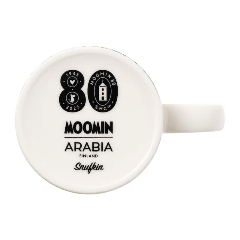 Moomin Arabia Mug 10oz Little My & Snufkin, 2-Piece