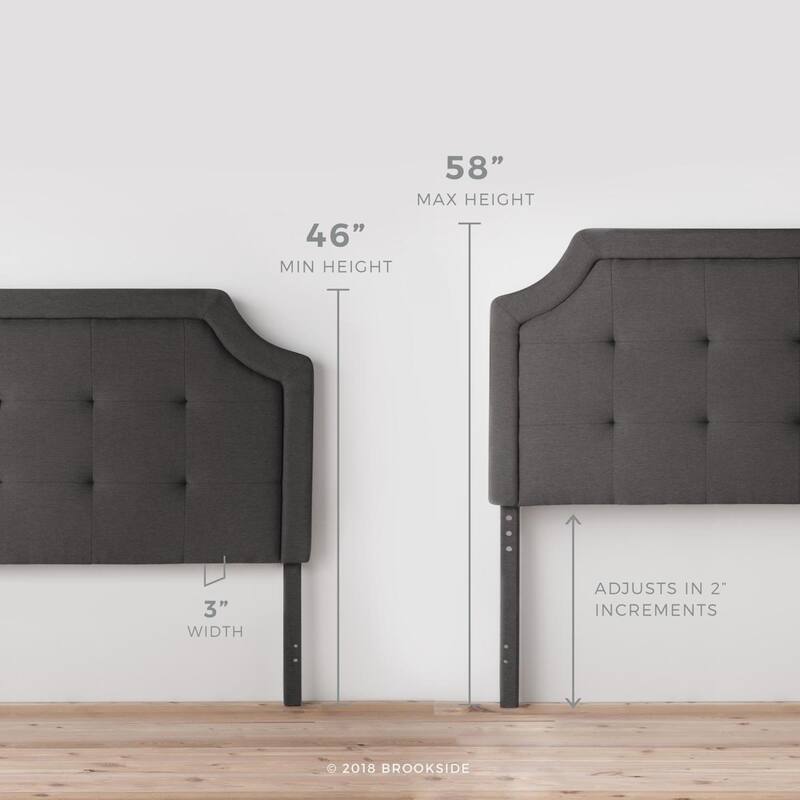 Brookside Liza Upholstered Curved and Scoop-Edge Headboards
