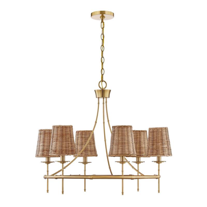 Savoy House 1-3961-6 Ashbury 6 Light 30" Wide LED Chandelier