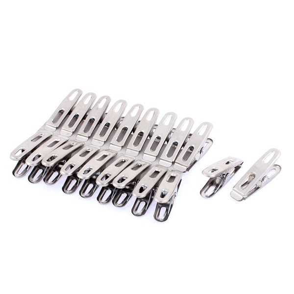 20 Pcs Household Nonslip Multipurpose Clothing Clothespins Clips