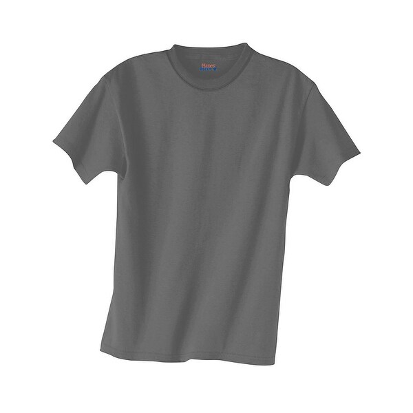 Hanes Kids Beefy T Shirt Size M Color Smoke Gray Hanes Kids X27 Beefy T Shirt Size M