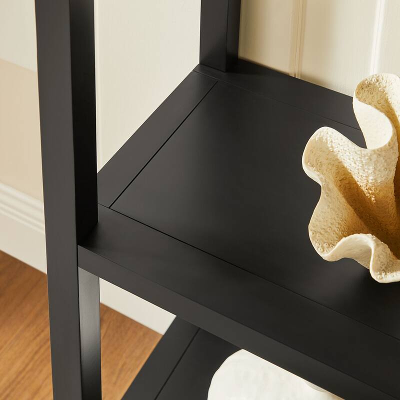 Vexley 72 Inch Large Arched Bookshelf