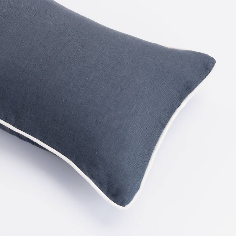 Katalene Linen 12 x 16 Inch Lumbar Pillow