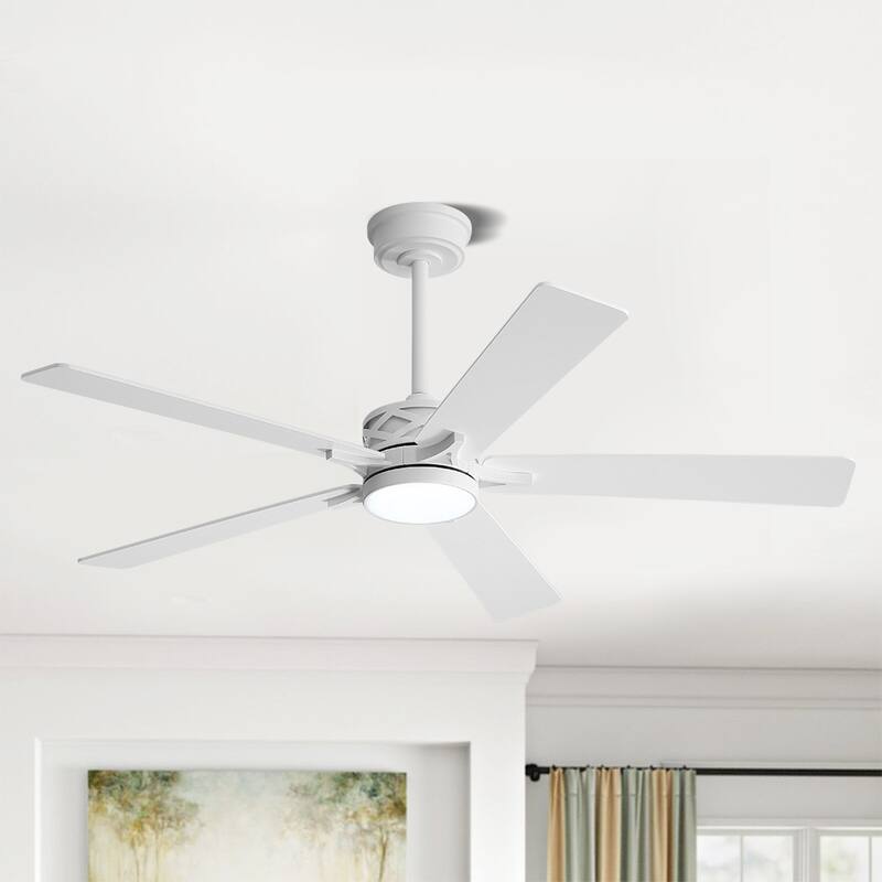 MLiAN 5-Blades DC Motor Indoor Smart Ceiling Fan with Light and Remote